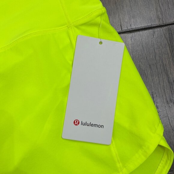 Lululemon NWT Speed Up Mid-Rise Short 4" Highlight Yellow - Picture 5 of 9